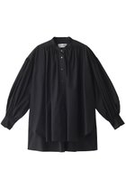 【デパリエ/DEPAREILLE】のスタンドカラーコットンシャツ ブラック|ID:prp329100002324332
