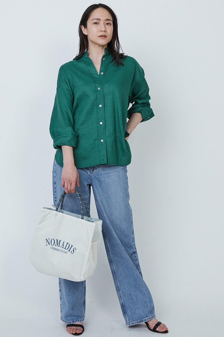 【プルミエ アロンディスモン/1er Arrondissement】のウォッシュリネンシャツ 人気、トレンドファッション・服の通販 founy(ファニー) 　ファッション　Fashion　レディースファッション　WOMEN　トップス・カットソー　Tops/Tshirt　シャツ/ブラウス　Shirts/Blouses　シンプル　Simple　スリーブ　Sleeve　ボトム　Bottom　リラックス　Relax　ロング　Long　other-8|ID: prp329100002324342 ipo3291000000031987635