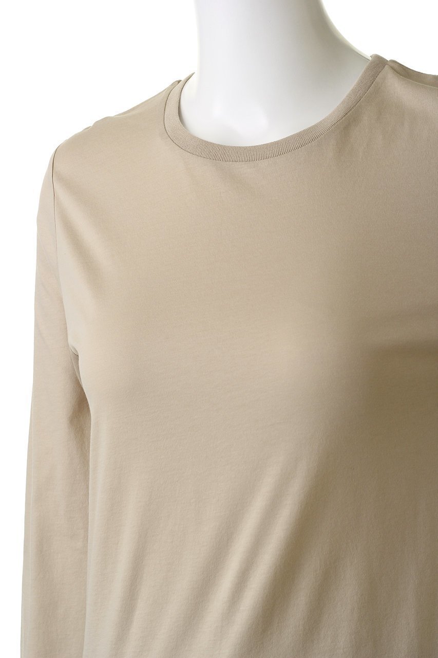 【マリリンムーン/MARILYN MOON】の【WALANCE】オーガニックコットンジャージートップ 人気、トレンドファッション・服の通販 founy(ファニー) 　ファッション　Fashion　レディースファッション　Fashion for Women　トップス・カットソー　Cut & Sew Tops　シャツ・ブラウス・オフィスカジュアル　Elegant Blouses & Button-Ups　ロングTシャツ・Tシャツ　Longline T-Shirts & Tees　カットソー・ベーシックTシャツ　Cut-and-Sewn Tops / Stretch Tees & Basics　オーガニック　Organic Cotton　シンプル　Simple, Minimal　スリーブ　Sleeve, Long Sleeve / Short Sleeve　ロング　Long, Long-Length　長袖　Long Sleeve, Full Sleeve　other-5|ID: prp329100002324348 ipo3291000000035420541