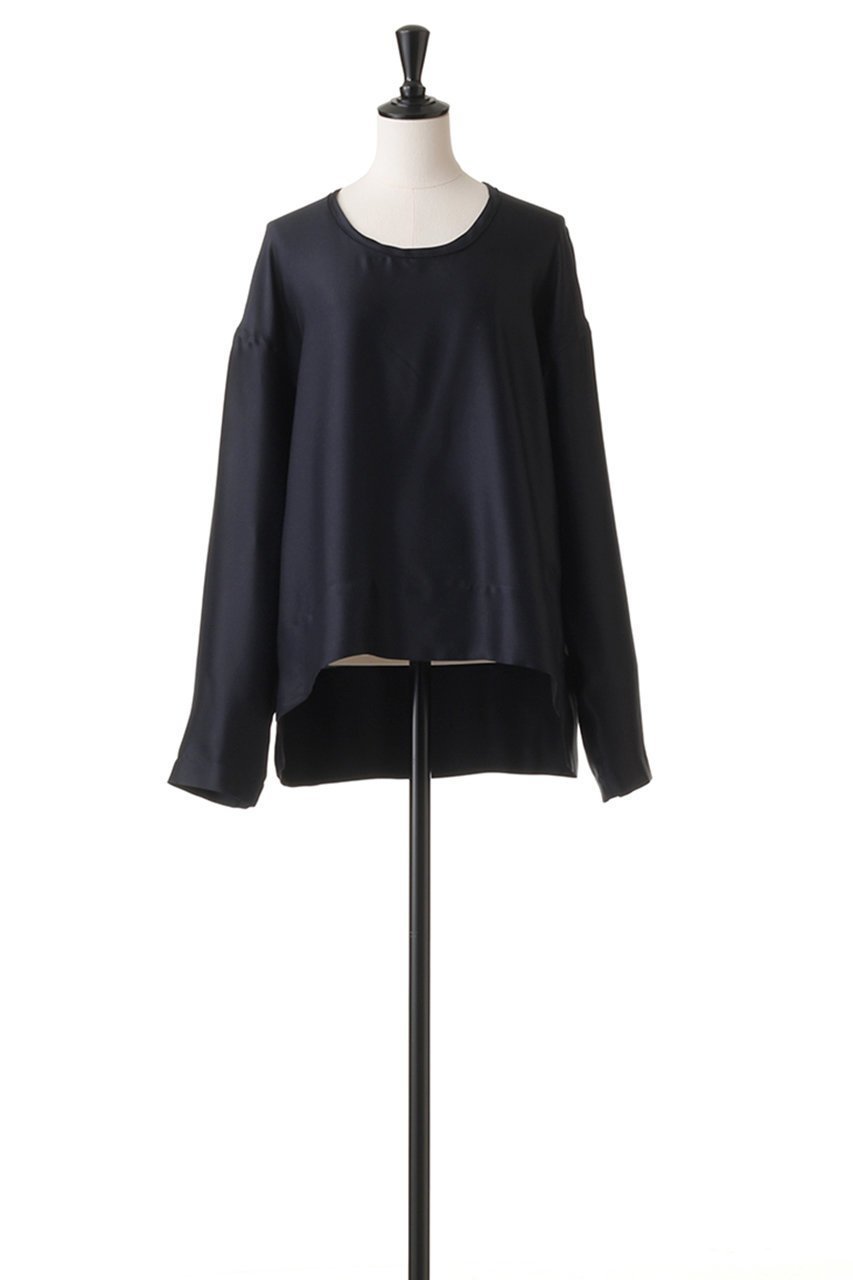 【ブラミンク/BLAMINK】の【BLMK】シルク インティメイト ブラウス 人気、トレンドファッション・服の通販 founy(ファニー) 　ファッション　Fashion　レディースファッション　Fashion for Women　トップス・カットソー　Cut & Sew Tops　シャツ・ブラウス・オフィスカジュアル　Elegant Blouses & Button-Ups　シルク　Silk, 100% Silk　シンプル　Simple, Minimal　スリット　Slit, Slit Detail　スリーブ　Sleeve, Long Sleeve / Short Sleeve　リボン　Ribbon, Bow　ロング　Long, Long-Length　エレガント 上品　Elegant　定番　Standard, Basic Item　other-2|ID: prp329100002332525 ipo3291000000036071246