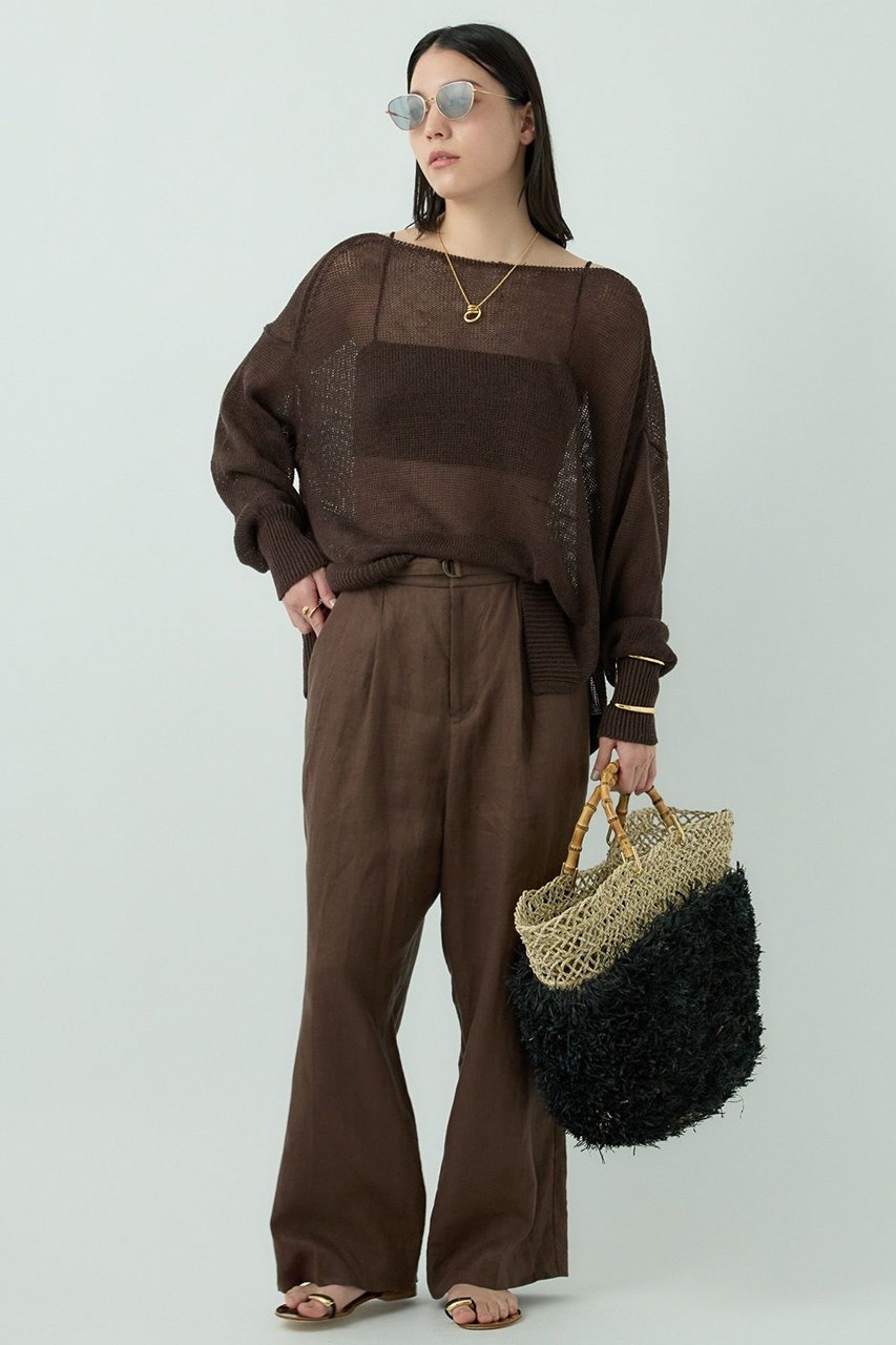 【カオス/Chaos】のストラドリネンニットプルオーバー 人気、トレンドファッション・服の通販 founy(ファニー) 　ファッション　Fashion　レディースファッション　Fashion for Women　トップス・カットソー　Cut & Sew Tops　ニット　Knit Tops & Sweaters　カジュアルプルオーバー・ニットトップス　Pullovers & Knit Tops / Casual Pullovers　other-3|ID: prp329100002332574 ipo3291000000032962648
