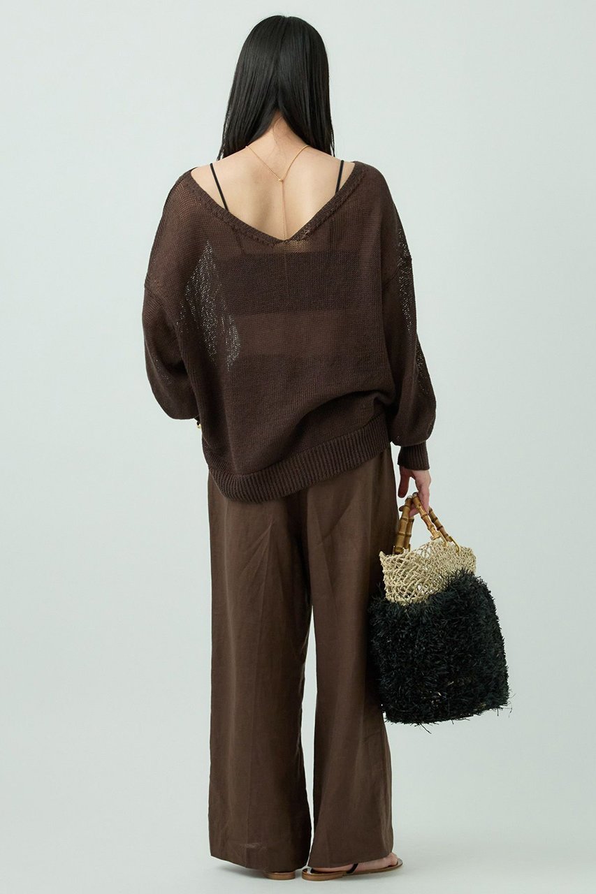 【カオス/Chaos】のストラドリネンニットプルオーバー 人気、トレンドファッション・服の通販 founy(ファニー) 　ファッション　Fashion　レディースファッション　Fashion for Women　トップス・カットソー　Cut & Sew Tops　ニット　Knit Tops & Sweaters　カジュアルプルオーバー・ニットトップス　Pullovers & Knit Tops / Casual Pullovers　other-5|ID: prp329100002332574 ipo3291000000032962654