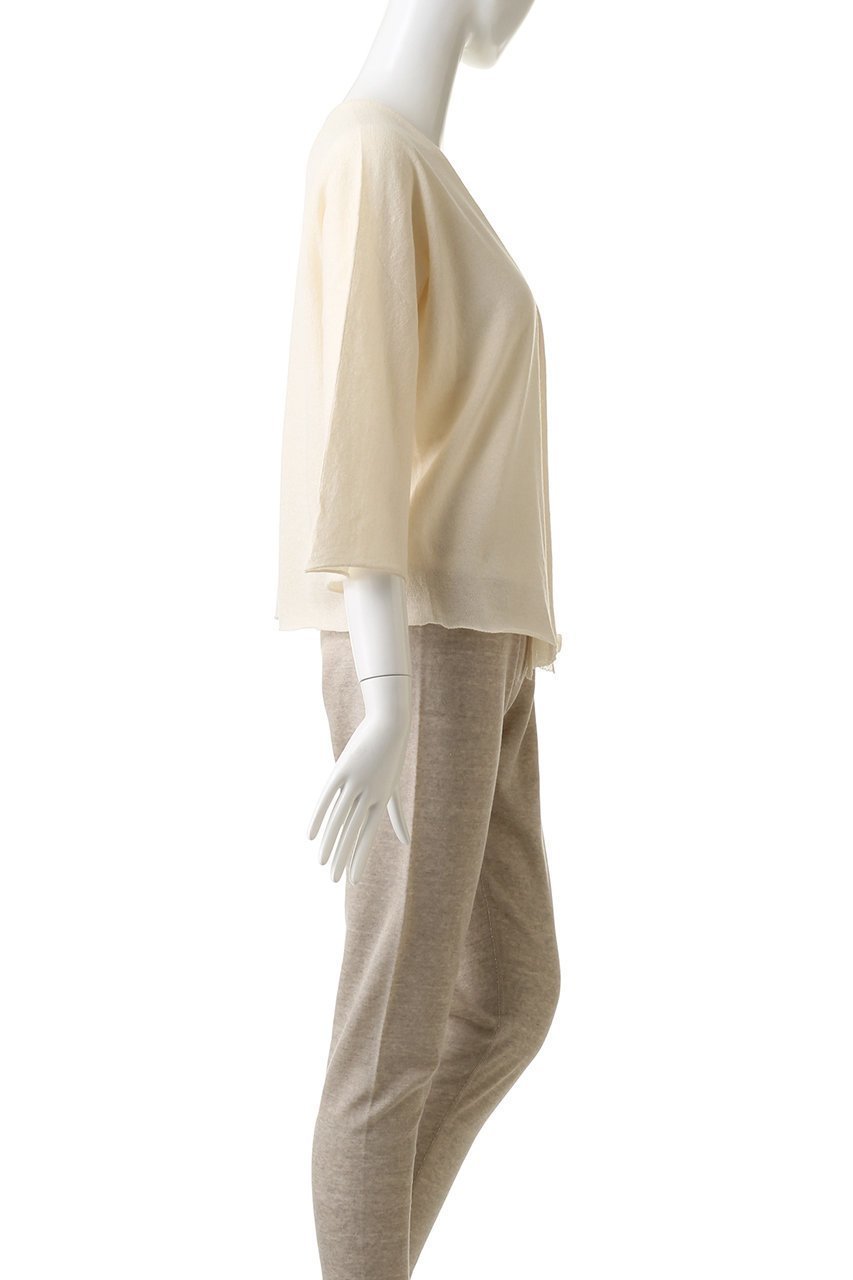 【プリスティン/PRISTINE】のペーパーコットン7分袖ボレロ 人気、トレンドファッション・服の通販 founy(ファニー) 　ファッション　Fashion　レディースファッション　Fashion for Women　トップス・カットソー　Cut & Sew Tops　ニット　Knit Tops & Sweaters　カーディガン・羽織り　Layered Style Cardigans　カーディガン　Cardigan, Knitwear　シンプル　Simple, Minimal　バランス　Balance, Style Balance　ペーパー　Paper, Kraft Paper　ボレロ　Bolero, Short Cardigan　夏　Summer　other-3|ID: prp329100002345590 ipo3291000000036688296