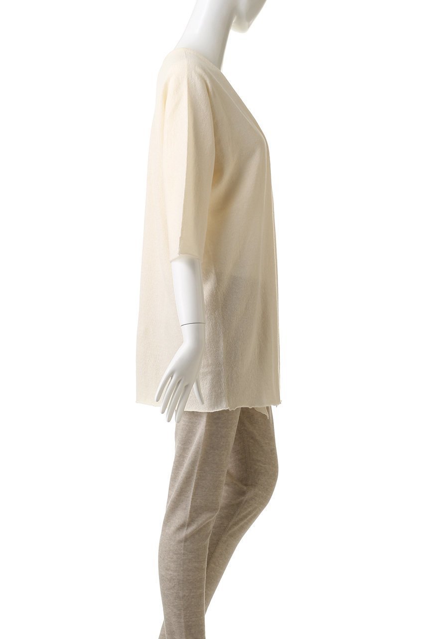 【プリスティン/PRISTINE】のペーパーコットン7分袖ロングカーディ 人気、トレンドファッション・服の通販 founy(ファニー) 　ファッション　Fashion　レディースファッション　Fashion for Women　トップス・カットソー　Cut & Sew Tops　ニット　Knit Tops & Sweaters　カーディガン・羽織り　Layered Style Cardigans　カーディガン　Cardigan, Knitwear　コンパクト　Compact, Small Size　シンプル　Simple, Minimal　ペーパー　Paper, Kraft Paper　ロング　Long, Long-Length　夏　Summer　other-3|ID: prp329100002345592 ipo3291000000035963152