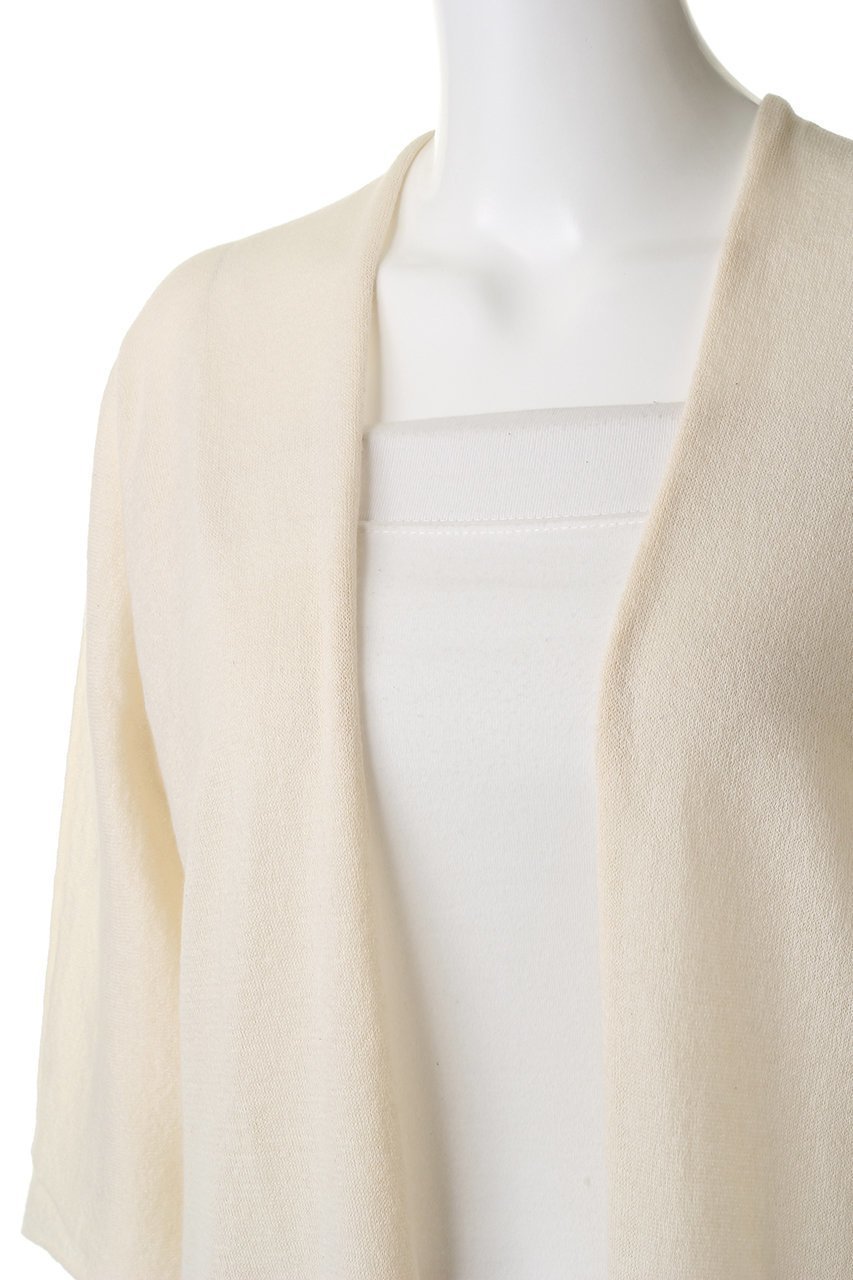【プリスティン/PRISTINE】のペーパーコットン7分袖ロングカーディ 人気、トレンドファッション・服の通販 founy(ファニー) 　ファッション　Fashion　レディースファッション　Fashion for Women　トップス・カットソー　Cut & Sew Tops　ニット　Knit Tops & Sweaters　カーディガン・羽織り　Layered Style Cardigans　カーディガン　Cardigan, Knitwear　コンパクト　Compact, Small Size　シンプル　Simple, Minimal　ペーパー　Paper, Kraft Paper　ロング　Long, Long-Length　夏　Summer　other-5|ID: prp329100002345592 ipo3291000000035963154