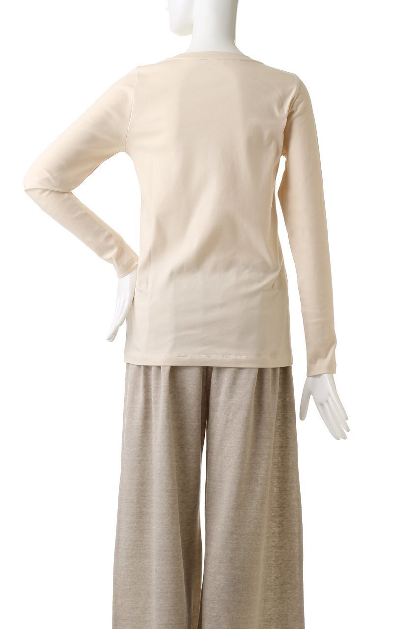 【プリスティン/PRISTINE】のスムースUネック長袖T 人気、トレンドファッション・服の通販 founy(ファニー) 　ファッション　Fashion　レディースファッション　WOMEN　トップス・カットソー　Tops/Tshirt　インナー　Inner　コンパクト　Compact　パジャマ　Pajamas　長袖　Long Sleeve　other-4|ID: prp329100002345595 ipo3291000000031427018