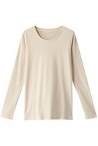 【プリスティン/PRISTINE / GOODS】のスムースUネック長袖T 人気、トレンドファッション・服の通販 founy(ファニー) インナー Innerwear コンパクト Compact, Small Size パジャマ Pajamas, Sleepwear 長袖 Long Sleeve, Full Sleeve thumbnail ナチュラル|ID: prp329100002345595 ipo3291000000032832575