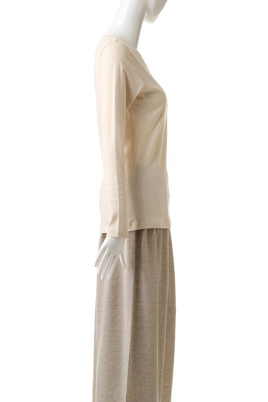 【プリスティン/PRISTINE / GOODS】のスムースUネック長袖T 人気、トレンドファッション・服の通販 founy(ファニー) 　インナー　Innerwear　コンパクト　Compact, Small Size　パジャマ　Pajamas, Sleepwear　長袖　Long Sleeve, Full Sleeve　other-3|ID: prp329100002345595 ipo3291000000032832577
