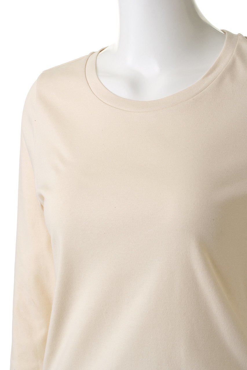 【プリスティン/PRISTINE / GOODS】のスムースUネック長袖T 人気、トレンドファッション・服の通販 founy(ファニー) 　インナー　Innerwear　コンパクト　Compact, Small Size　パジャマ　Pajamas, Sleepwear　長袖　Long Sleeve, Full Sleeve　other-5|ID: prp329100002345595 ipo3291000000032832579