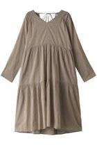 【マリリンムーン/MARILYN MOON】の【WALANCE】ロングスリーブタイアードドレス ベージュ|ID: prp329100002345597 ipo3291000000036118775