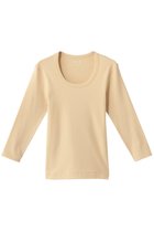 【スリー ドッツ/three dots】のオーガニックコットン 七分袖ジェシカ 人気、トレンドファッション・服の通販 founy(ファニー) ファッション Fashion レディースファッション Fashion for Women トップス・カットソー Cut & Sew Tops シャツ・ブラウス・オフィスカジュアル Elegant Blouses & Button-Ups ロングTシャツ・Tシャツ Longline T-Shirts & Tees カットソー・ベーシックTシャツ Cut-and-Sewn Tops / Stretch Tees & Basics インナー Innerwear ショート Short, Short Length シンプル Simple, Minimal スリーブ Sleeve, Long Sleeve / Short Sleeve 定番 Standard, Basic Item 無地 Plain, Solid Color thumbnail バタークリーム|ID: prp329100002348063 ipo3291000000036715177