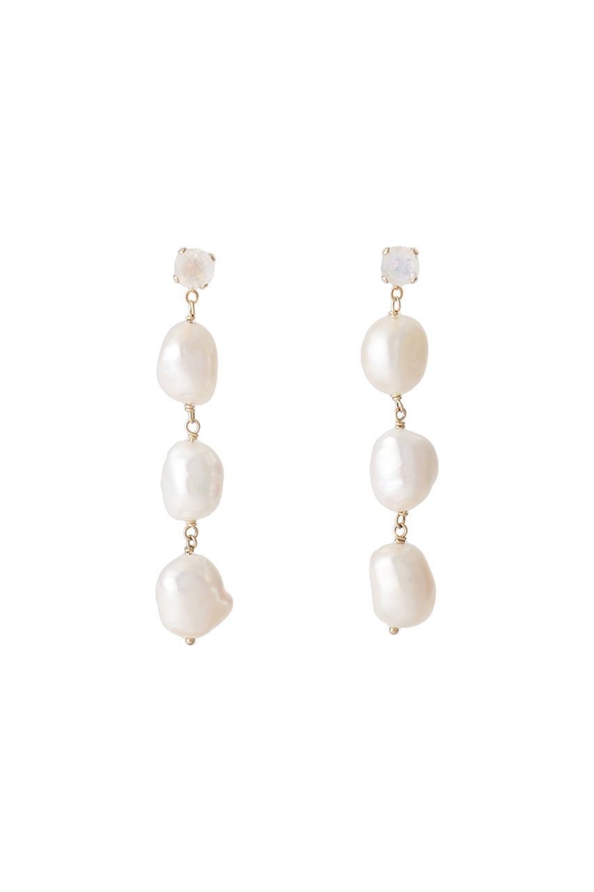 【ナチュラリジュエリ/NATURALI JEWELRY】のバブルコネクトピアス インテリア・キッズ・メンズ・レディースファッション・服の通販 founy(ファニー) 　ファッション　Fashion　レディースファッション　WOMEN　ジュエリー　Jewelry　リング　Rings　イヤリング　Earrings　イヤリング　Earrings　シェイプ　Shape　ストーン　Stone　バロック　Baroque　パール　Pearl　エレガント 上品　Elegant　定番　Standard　パール|ID: prp329100002348076 ipo3291000000030802471