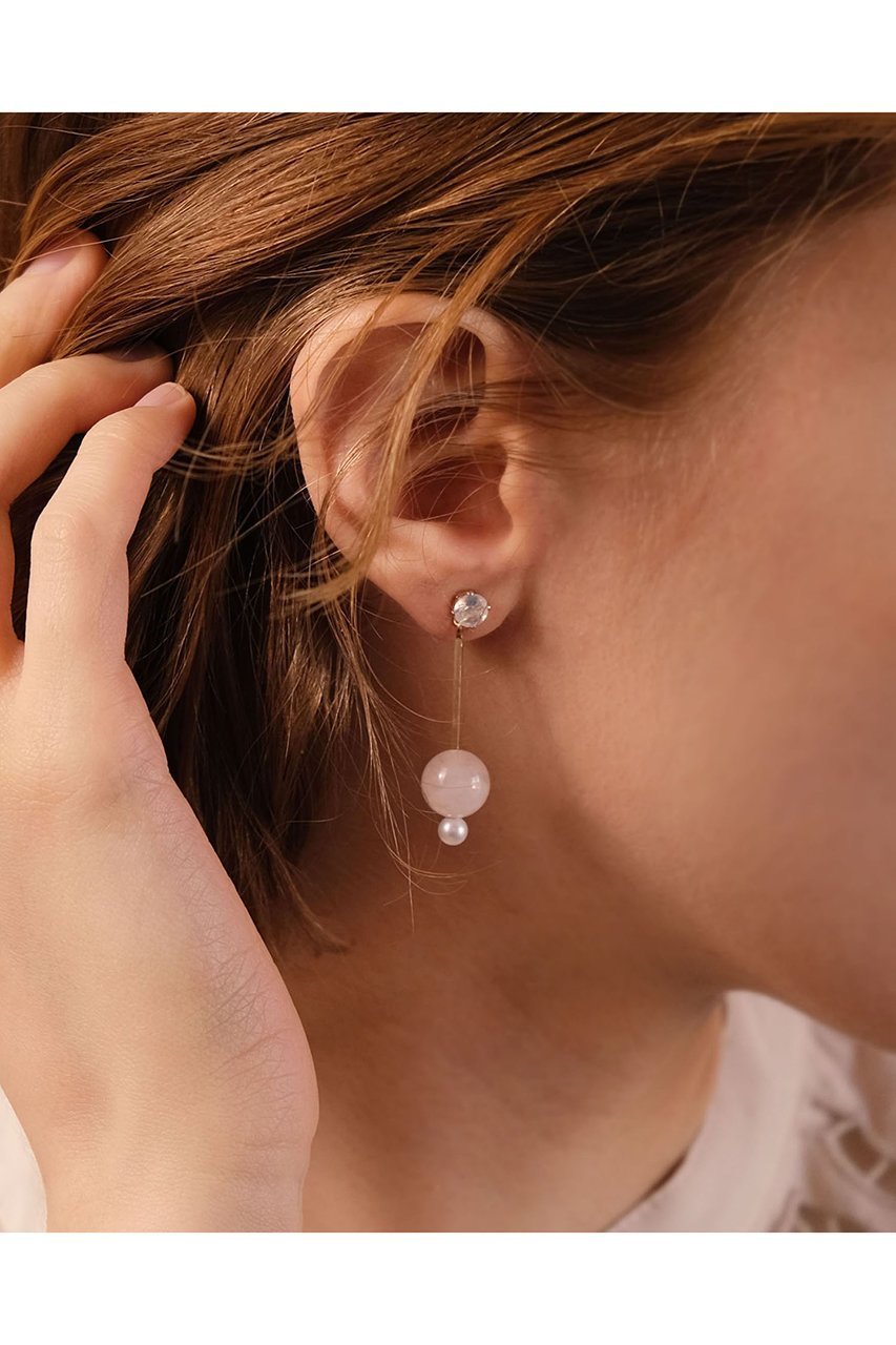 【ナチュラリジュエリ/NATURALI JEWELRY】のバブルヨーヨーピアス 人気、トレンドファッション・服の通販 founy(ファニー) 　ファッション　Fashion　レディースファッション　Fashion for Women　ジュエリー　Jewelry　ファッションリング　Fashion Rings　イヤリング・フープ・ドロップタイプ　Hoop, Drop & Clip Earrings　イヤリング　Earrings　ジュエリー　Jewelry, Accessories　ストーン　Stone, Gem-Like　other-3|ID: prp329100002348078 ipo3291000000036113899