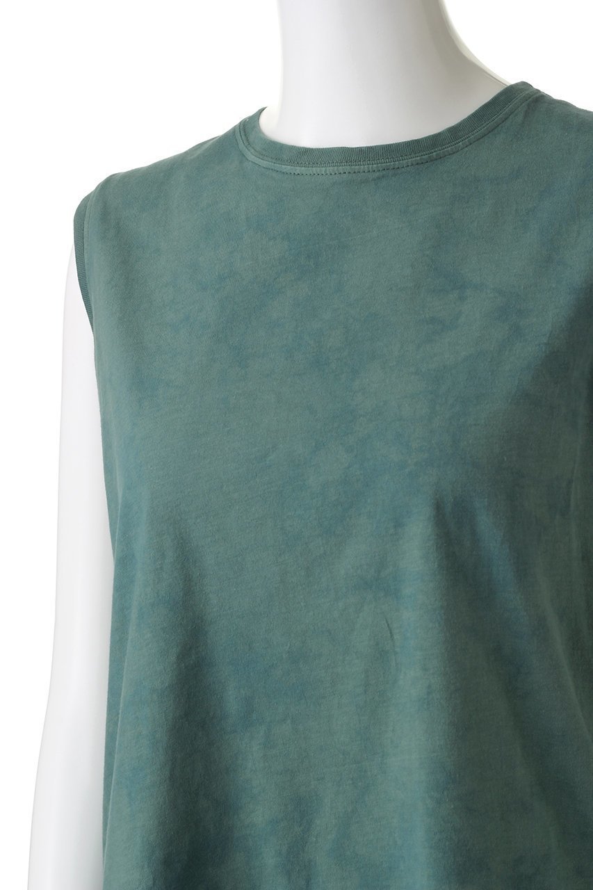 【マリリンムーン/MARILYN MOON】の【WALANCE】タイダイジャージーノースリーブTシャツ 人気、トレンドファッション・服の通販 founy(ファニー) 　ファッション　Fashion　レディースファッション　Fashion for Women　トップス・カットソー　Cut & Sew Tops　キャミソール&ノースリーブ　Camisoles & Sleeveless Tops　シャツ・ブラウス・オフィスカジュアル　Elegant Blouses & Button-Ups　ロングTシャツ・Tシャツ　Longline T-Shirts & Tees　カットソー・ベーシックTシャツ　Cut-and-Sewn Tops / Stretch Tees & Basics　キャミソール　Camisole, Spaghetti Strap Top　タンク　Tank Top, Sleeveless Top　ノースリーブ　Sleeveless, No-Sleeve　other-5|ID: prp329100002350408 ipo3291000000035508417