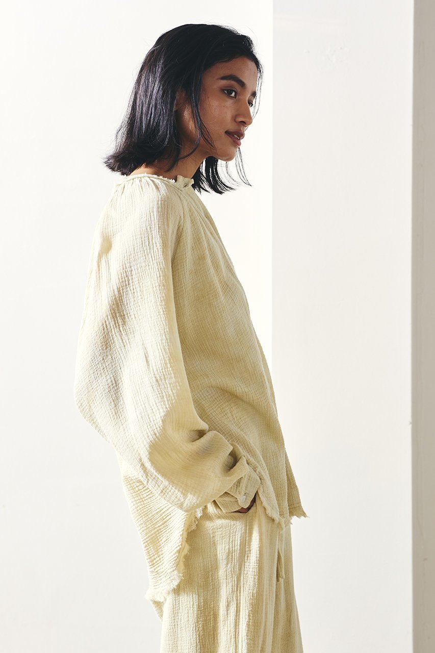 【マリリンムーン/MARILYN MOON】の【WALANCE】コットンガーゼワイドパンツ 人気、トレンドファッション・服の通販 founy(ファニー) ファッション Fashion レディースファッション Fashion for Women パンツ Pants & Trousers セットアップ Set-Up, Coordinated Outfit リラックス Relax, Relaxed Fit おすすめ Recommended / Our Picks other-7|ID: prp329100002350409 ipo3291000000035422840