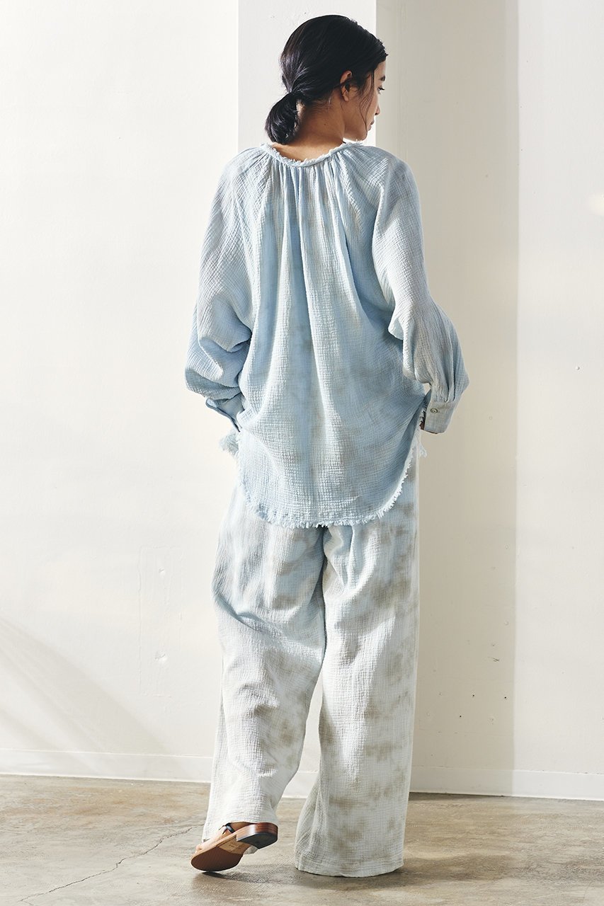 【マリリンムーン/MARILYN MOON】の【WALANCE】コットンガーゼシャツ 人気、トレンドファッション・服の通販 founy(ファニー) ファッション Fashion レディースファッション Fashion for Women トップス・カットソー Cut & Sew Tops シャツ・ブラウス・オフィスカジュアル Elegant Blouses & Button-Ups スリーブ Sleeve, Long Sleeve / Short Sleeve セットアップ Set-Up, Coordinated Outfit リラックス Relax, Relaxed Fit ロング Long, Long-Length おすすめ Recommended / Our Picks other-7|ID: prp329100002350410 ipo3291000000035489518