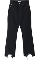 【エリオポール/heliopole】の【woadblue】ITA BOOTY DENIM デニムパンツ 人気、トレンドファッション・服の通販 founy(ファニー) ファッション Fashion レディースファッション Fashion for Women パンツ Pants & Trousers デニムパンツ・ジーンズ・美脚デニム Denim Jeans & Pants ダメージ Distressed, Destroyed デニム Denim, Jeans Material フレア Flare, Flared thumbnail ブラック|ID: prp329100002352957 ipo3291000000035582073