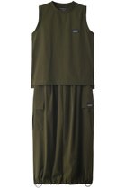 【ローズバッド/ROSE BUD】のバッグ付きカーゴスカート&トップスセットアップ カーキ|ID:prp329100002361104