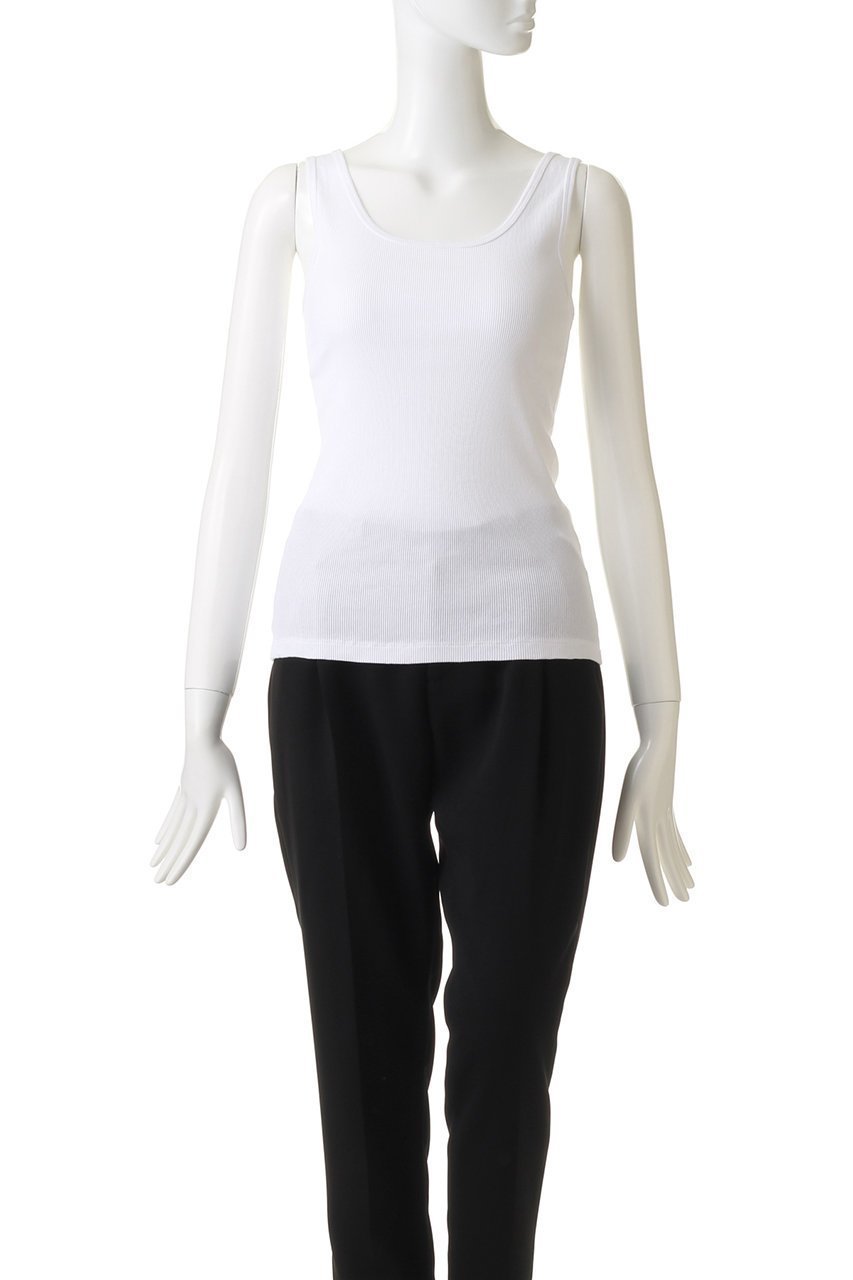 【スリー ドッツ/three dots】のコットン リブタンクトップ 人気、トレンドファッション・服の通販 founy(ファニー) 　ファッション　Fashion　レディースファッション　Fashion for Women　トップス・カットソー　Cut & Sew Tops　キャミソール&ノースリーブ　Camisoles & Sleeveless Tops　シャツ・ブラウス・オフィスカジュアル　Elegant Blouses & Button-Ups　ロングTシャツ・Tシャツ　Longline T-Shirts & Tees　カットソー・ベーシックTシャツ　Cut-and-Sewn Tops / Stretch Tees & Basics　インナー　Innerwear　キャミソール　Camisole, Spaghetti Strap Top　シンプル　Simple, Minimal　タンク　Tank Top, Sleeveless Top　ベーシック　Basic, Essential　夏　Summer　春　Spring　S/S・春夏　SS, Spring/Summer, Warm Season　other-2|ID: prp329100002363554 ipo3291000000036653743