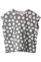 【ミナ ペルホネン/mina perhonen / KIDS】の【KIDS】palkeet トップス グレー 140 人気、トレンドファッション・服の通販 founy(ファニー) ファッション Fashion キッズファッション Fashion for Kids トップス・カットソー Cut & Sew Tops ストライプ Stripe, Striped Pattern ドット Polka Dot, Dot Pattern thumbnail グレー|ID: prp329100002384834 ipo3291000000036235999