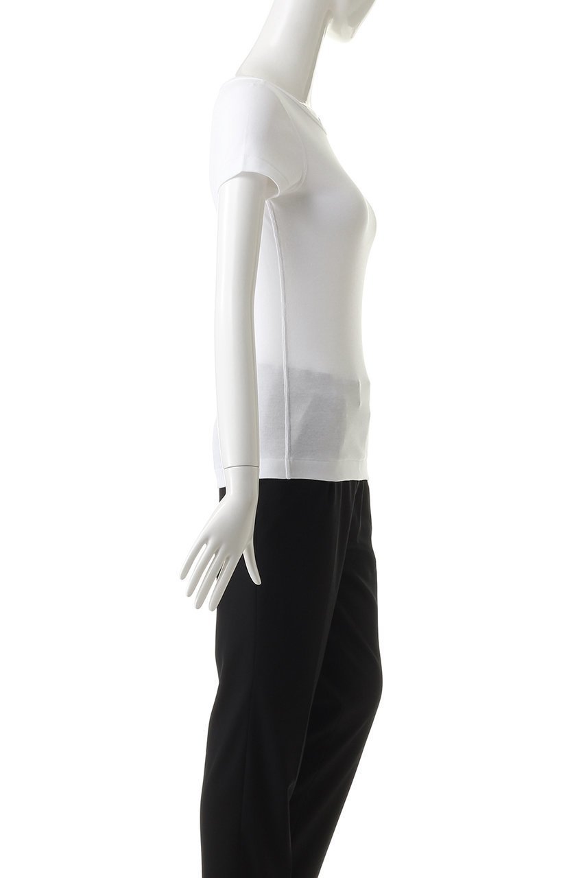 【スリー ドッツ/three dots】のオーガニックコットン 半袖ジンジャー 人気、トレンドファッション・服の通販 founy(ファニー) 　ファッション　Fashion　レディースファッション　WOMEN　トップス・カットソー　Tops/Tshirt　シャツ/ブラウス　Shirts/Blouses　ロング / Tシャツ　T-Shirts　カットソー　Cut and Sewn　オーガニック　Organic　コンパクト　Compact　ショルダー　Shoulder　ショート　Short　ジャケット　Jacket　スリーブ　Sleeve　バランス　Balance　フィット　Fit　ラウンド　Round　再入荷　Restock/Back In Stock/Re Arrival　半袖　Short Sleeve　定番　Standard　other-3|ID: prp329100002391560 ipo3291000000031462761