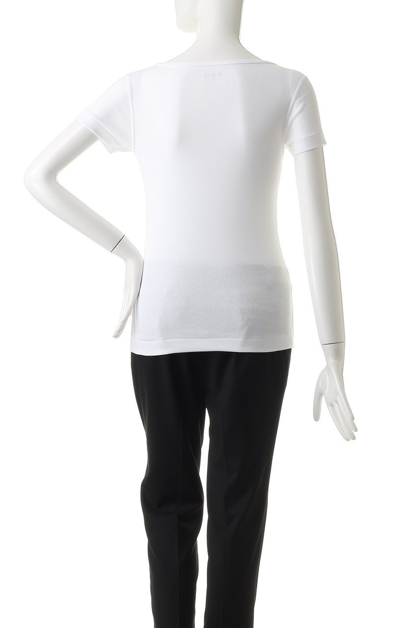 【スリー ドッツ/three dots】のオーガニックコットン 半袖ジンジャー 人気、トレンドファッション・服の通販 founy(ファニー) 　ファッション　Fashion　レディースファッション　Fashion for Women　トップス・カットソー　Cut & Sew Tops　シャツ・ブラウス・オフィスカジュアル　Elegant Blouses & Button-Ups　ロングTシャツ・Tシャツ　Longline T-Shirts & Tees　カットソー・ベーシックTシャツ　Cut-and-Sewn Tops / Stretch Tees & Basics　オーガニック　Organic Cotton　コンパクト　Compact, Small Size　ショルダー　Shoulder, Shoulder Strap　ショート　Short, Short Length　ジャケット　Jacket, Outerwear　スリーブ　Sleeve, Long Sleeve / Short Sleeve　バランス　Balance, Style Balance　フィット　Fit, Slim Fit　ラウンド　Round, Round Neck　再入荷　Restock / Back in Stock　半袖　Short Sleeve, Half Sleeve　定番　Standard, Basic Item　other-4|ID: prp329100002391560 ipo3291000000032852983