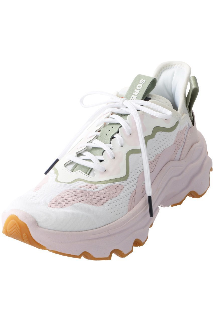 【ソレル/SOREL】のキネティックブレイクスルーデイレース インテリア・キッズ・メンズ・レディースファッション・服の通販 founy(ファニー) 　ファッション　Fashion　レディースファッション　Fashion for Women　スニーカー　Sneakers, Trainers　フィット　Fit, Slim Fit　メッシュ　Mesh, Net Fabric　軽量　Lightweight, Ultra Light　ホワイト×ライトカーキ|ID: prp329100002401181 ipo3291000000036179848