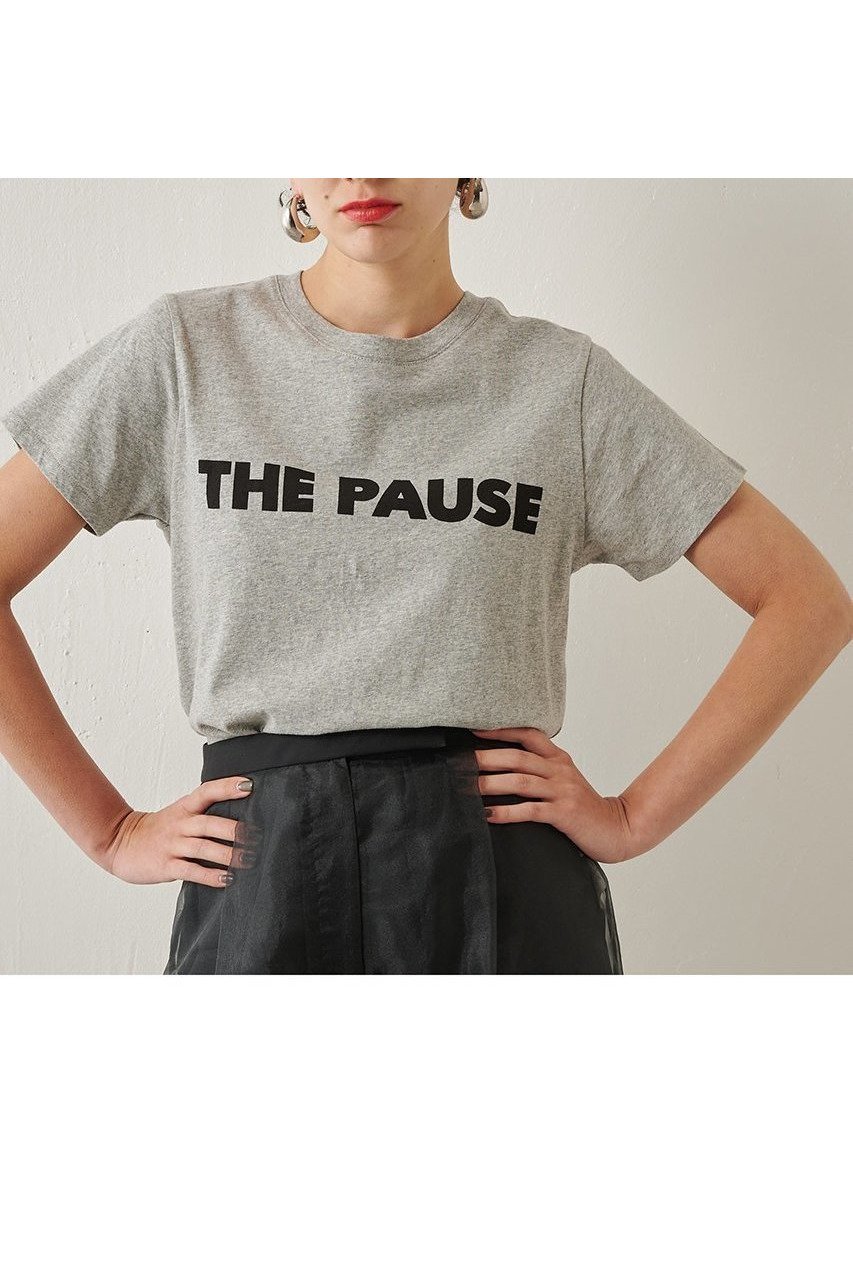 【ウィムガゼット/Whim Gazette】の【THE PAUSE】THE PAUSE Tシャツ インテリア・キッズ・メンズ・レディースファッション・服の通販 founy(ファニー) 　ファッション　Fashion　レディースファッション　WOMEN　トップス・カットソー　Tops/Tshirt　シャツ/ブラウス　Shirts/Blouses　ロング / Tシャツ　T-Shirts　カットソー　Cut and Sewn　ヴィンテージ　Vintage　グラデーション　Gradation　コンパクト　Compact　ショート　Short　シンプル　Simple　スタイリッシュ　Stylish　スリーブ　Sleeve　プリント　Print　ベーシック　Basic　ボーダー　Border　メランジ　Melange　モノトーン　Monotone　ワーク　Work　グレー|ID: prp329100002402767 ipo3291000000025105352