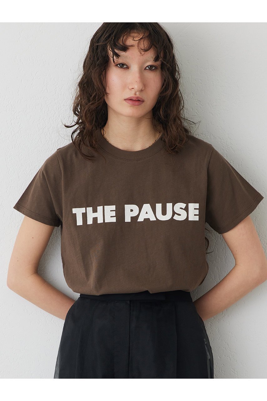 【ウィムガゼット/Whim Gazette】の【THE PAUSE】THE PAUSE Tシャツ インテリア・キッズ・メンズ・レディースファッション・服の通販 founy(ファニー) 　ファッション　Fashion　レディースファッション　WOMEN　トップス・カットソー　Tops/Tshirt　シャツ/ブラウス　Shirts/Blouses　ロング / Tシャツ　T-Shirts　カットソー　Cut and Sewn　ヴィンテージ　Vintage　グラデーション　Gradation　コンパクト　Compact　ショート　Short　シンプル　Simple　スタイリッシュ　Stylish　スリーブ　Sleeve　プリント　Print　ベーシック　Basic　ボーダー　Border　メランジ　Melange　モノトーン　Monotone　ワーク　Work　モカ|ID: prp329100002402767 ipo3291000000025420929