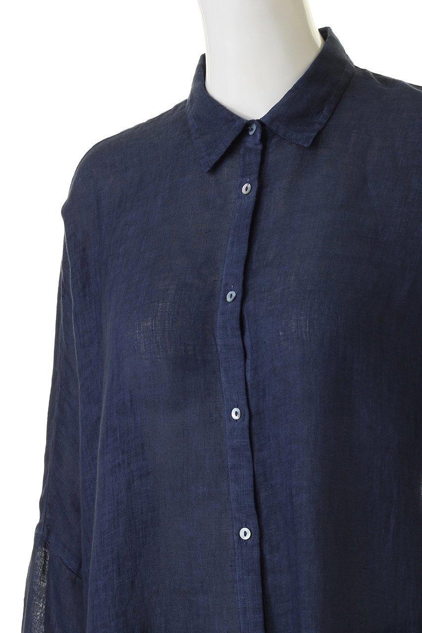 【120パーセントリノ/120% lino】のビックブラウス 人気、トレンドファッション・服の通販 founy(ファニー) 　ファッション　Fashion　レディースファッション　WOMEN　トップス・カットソー　Tops/Tshirt　シャツ/ブラウス　Shirts/Blouses　シアー　Sheer　シンプル　Simple　スリーブ　Sleeve　リネン　Linen　ロング　Long　夏　Summer　春　Spring　S/S・春夏　Ss・Spring/Summer　長袖　Long Sleeve　other-5|ID: prp329100002405440 ipo3291000000031426031