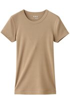 【スリー ドッツ/three dots】のオーガニックコットン アレックス キャラメル|ID: prp329100002420629 ipo3291000000037007623