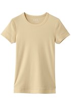 【スリー ドッツ/three dots】のオーガニックコットン アレックス バタークリーム|ID: prp329100002420629 ipo3291000000037007633