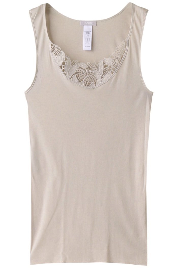 【ハンロ/HANRO】のレース付きタンクトップ インテリア・キッズ・メンズ・レディースファッション・服の通販 founy(ファニー) https://founy.com/ ファッション Fashion レディースファッション Fashion for Women 下着・ランジェリー Lingerie & Intimates その他ランジェリー・インナーアイテム Other Lingerie / Intimates おすすめ Recommended / Our Picks インナー Innerwear シンプル Simple, Minimal セットアップ Set-Up, Coordinated Outfit タンク Tank Top, Sleeveless Top ランジェリー Lingerie, Intimate Wear レース Lace, Lace Fabric |ID: prp329100002420697 ipo3291000000036174178