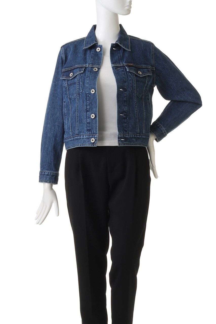【ヤヌーク/YANUK】のボクシージーンジャケット ADELE 人気、トレンドファッション・服の通販 founy(ファニー) 　ファッション　Fashion　レディースファッション　Fashion for Women　アウター　Coat / Outerwear Collection　レディースジャケット・軽アウター　Jackets　ブルゾンジャケット・スポーティアウター　Blouson Jackets　コンパクト　Compact, Small Size　ショート　Short, Short Length　ジャケット　Jacket, Outerwear　デニム　Denim, Jeans Material　ブルゾン　Blouson, Bomber Jacket　other-7|ID: prp329100002422840 ipo3291000000032913268