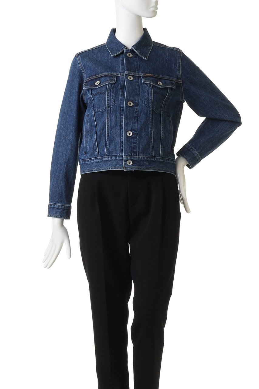 【ヤヌーク/YANUK】のボクシージーンジャケット ADELE 人気、トレンドファッション・服の通販 founy(ファニー) 　ファッション　Fashion　レディースファッション　Fashion for Women　アウター　Coat / Outerwear Collection　レディースジャケット・軽アウター　Jackets　ブルゾンジャケット・スポーティアウター　Blouson Jackets　コンパクト　Compact, Small Size　ショート　Short, Short Length　ジャケット　Jacket, Outerwear　デニム　Denim, Jeans Material　ブルゾン　Blouson, Bomber Jacket　other-2|ID: prp329100002422840 ipo3291000000035721441