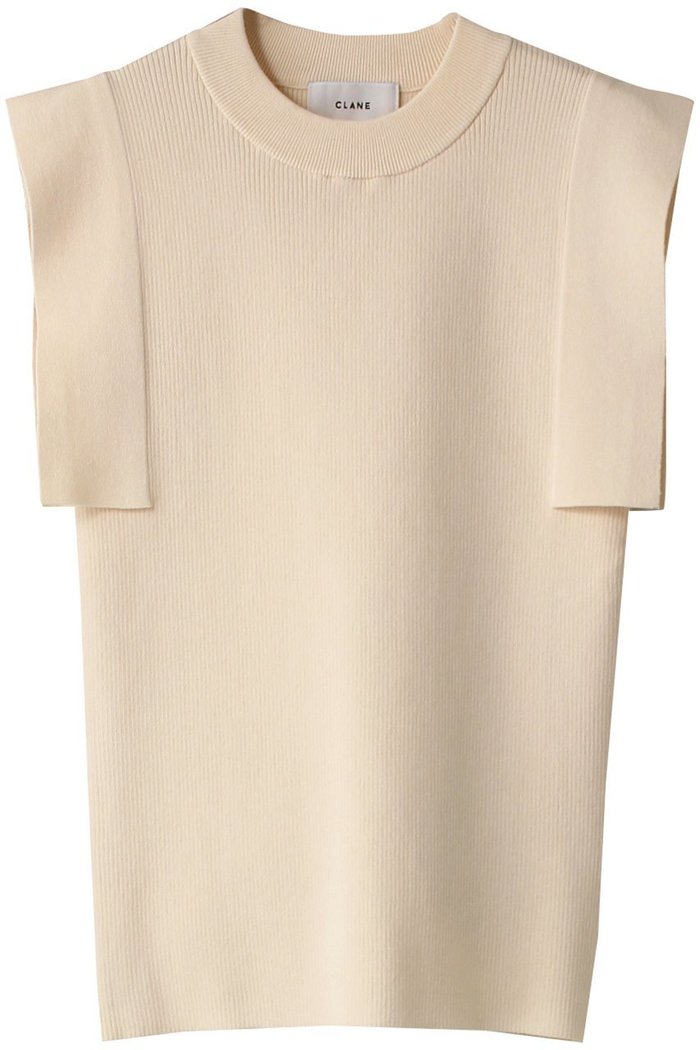 【クラネ/CLANE】のSQUARE SLEEVE KNIT TOPS ニット インテリア・キッズ・メンズ・レディースファッション・服の通販 founy(ファニー) https://founy.com/ ファッション Fashion レディースファッション Fashion for Women トップス・カットソー Cut & Sew Tops ニット Knit Tops & Sweaters カジュアルプルオーバー・ニットトップス Pullovers & Knit Tops / Casual Pullovers シンプル Simple, Minimal スクエア Square, Square Shape スリーブ Sleeve, Long Sleeve / Short Sleeve フィット Fit, Slim Fit フレア Flare, Flared |ID: prp329100002425891 ipo3291000000036224845