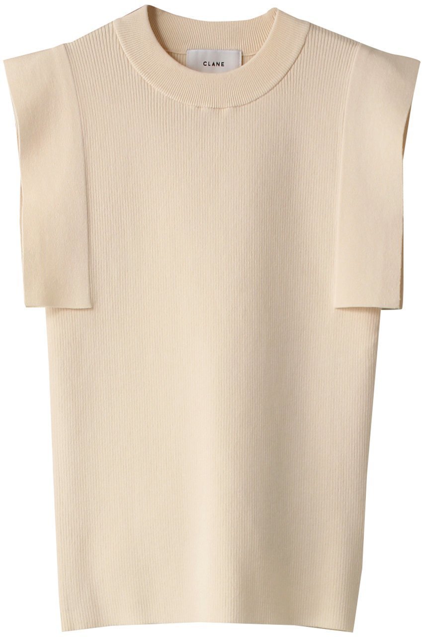 【クラネ/CLANE】のSQUARE SLEEVE KNIT TOPS ニット 人気、トレンドファッション・服の通販 founy(ファニー) 　ファッション　Fashion　レディースファッション　Fashion for Women　トップス・カットソー　Cut & Sew Tops　ニット　Knit Tops & Sweaters　カジュアルプルオーバー・ニットトップス　Pullovers & Knit Tops / Casual Pullovers　シンプル　Simple, Minimal　スクエア　Square, Square Shape　スリーブ　Sleeve, Long Sleeve / Short Sleeve　フィット　Fit, Slim Fit　フレア　Flare, Flared　 other-1|ID: prp329100002425891 ipo3291000000036906799