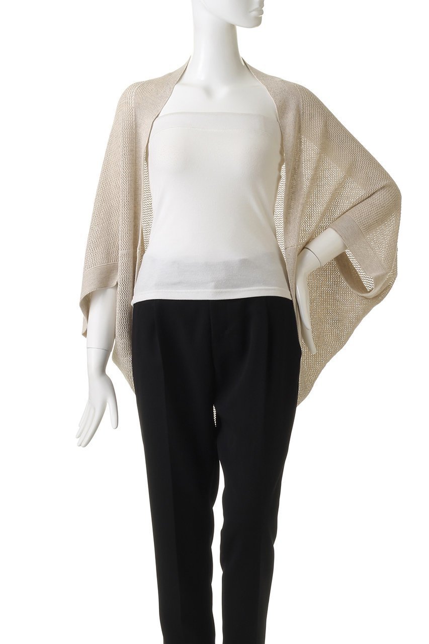 【プリスティン/PRISTINE】のリネンメッシュボレロ 人気、トレンドファッション・服の通販 founy(ファニー) 　ファッション　Fashion　レディースファッション　Fashion for Women　トップス・カットソー　Cut & Sew Tops　ニット　Knit Tops & Sweaters　カーディガン・羽織り　Layered Style Cardigans　カーディガン　Cardigan, Knitwear　シンプル　Simple, Minimal　夏　Summer　other-2|ID: prp329100002441077 ipo3291000000036906550