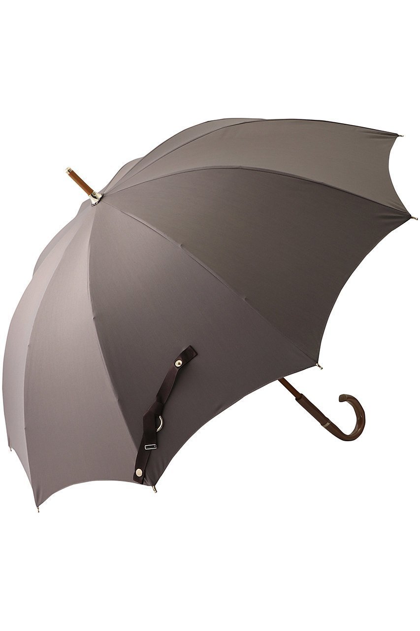 【グレイシー/Gracy】のGRC 晴雨兼用長傘 Silhotte インテリア・キッズ・メンズ・レディースファッション・服の通販 founy(ファニー) 　ファッション　Fashion　レディースファッション　Fashion for Women　レイングッズ・傘・晴雨兼用傘　Umbrellas & Rain Gear　ウッド　Wooden Design　シンプル　Simple, Minimal　ハンカチ　Handkerchief, Hanky　エレガント 上品　Elegant　傘　Umbrella, Parasol　時計　Watch, Wristwatch　ブラウン|ID: prp329100002454368 ipo3291000000032855015
