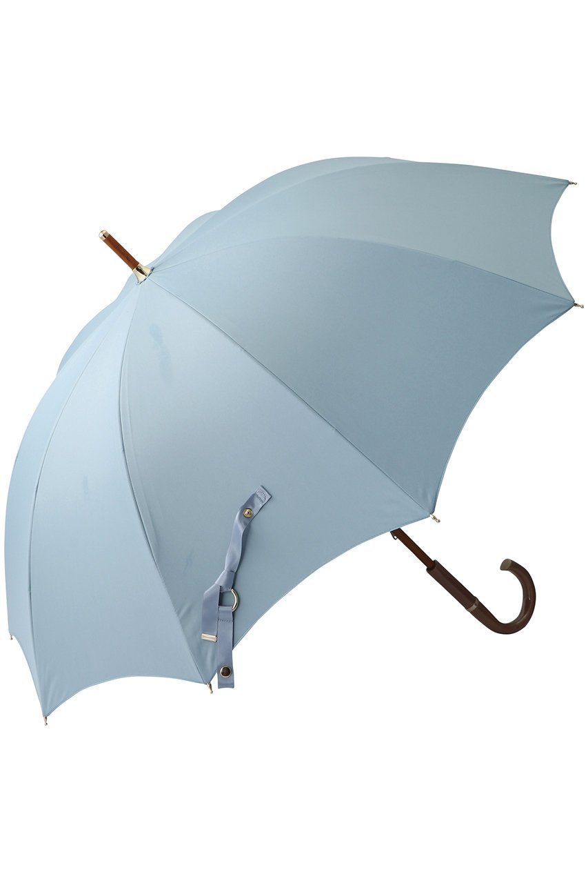【グレイシー/Gracy】のGRC 晴雨兼用長傘 Silhotte インテリア・キッズ・メンズ・レディースファッション・服の通販 founy(ファニー) 　ファッション　Fashion　レディースファッション　Fashion for Women　レイングッズ・傘・晴雨兼用傘　Umbrellas & Rain Gear　ウッド　Wooden Design　シンプル　Simple, Minimal　ハンカチ　Handkerchief, Hanky　エレガント 上品　Elegant　傘　Umbrella, Parasol　時計　Watch, Wristwatch　ナイルブルー|ID: prp329100002454368 ipo3291000000032855025