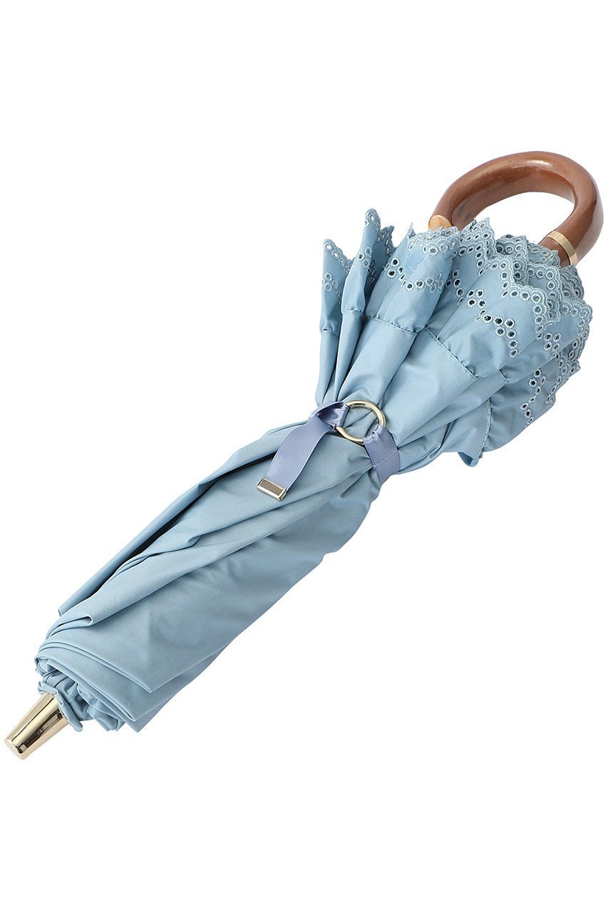 【グレイシー/Gracy】のGRC 晴雨兼用楽折 Eyelet lace Frill 人気、トレンドファッション・服の通販 founy(ファニー) 　ファッション　Fashion　レディースファッション　WOMEN　傘 / レイングッズ　Umbrellas/Rainwear　ウッド　Wood　ハンカチ　Handkerchief　フェミニン　Feminine　フリル　Frills　レース　Race　傘　Umbrella　時計　Clock　other-2|ID: prp329100002454369 ipo3291000000031424768
