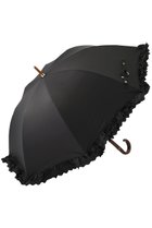 【グレイシー/Gracy】のGRC 晴雨兼用長傘 Eyelet lace Frill ブラック|ID:prp329100002454370