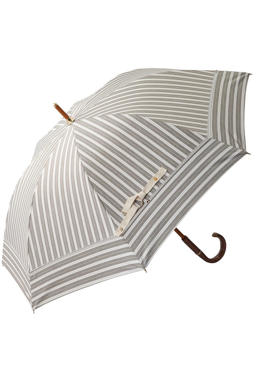 【グレイシー/Gracy】のGRC 晴雨兼用長傘 Shirts stripe インテリア・キッズ・メンズ・レディースファッション・服の通販 founy(ファニー) 　ファッション　Fashion　レディースファッション　Fashion for Women　トップス・カットソー　Cut & Sew Tops　シャツ・ブラウス・オフィスカジュアル　Elegant Blouses & Button-Ups　レイングッズ・傘・晴雨兼用傘　Umbrellas & Rain Gear　ウッド　Wooden Design　ストライプ　Stripe, Striped Pattern　ハンカチ　Handkerchief, Hanky　フェミニン　Feminine, Girly　レース　Lace, Lace Fabric　傘　Umbrella, Parasol　時計　Watch, Wristwatch　ブラウン|ID: prp329100002454373 ipo3291000000032863461