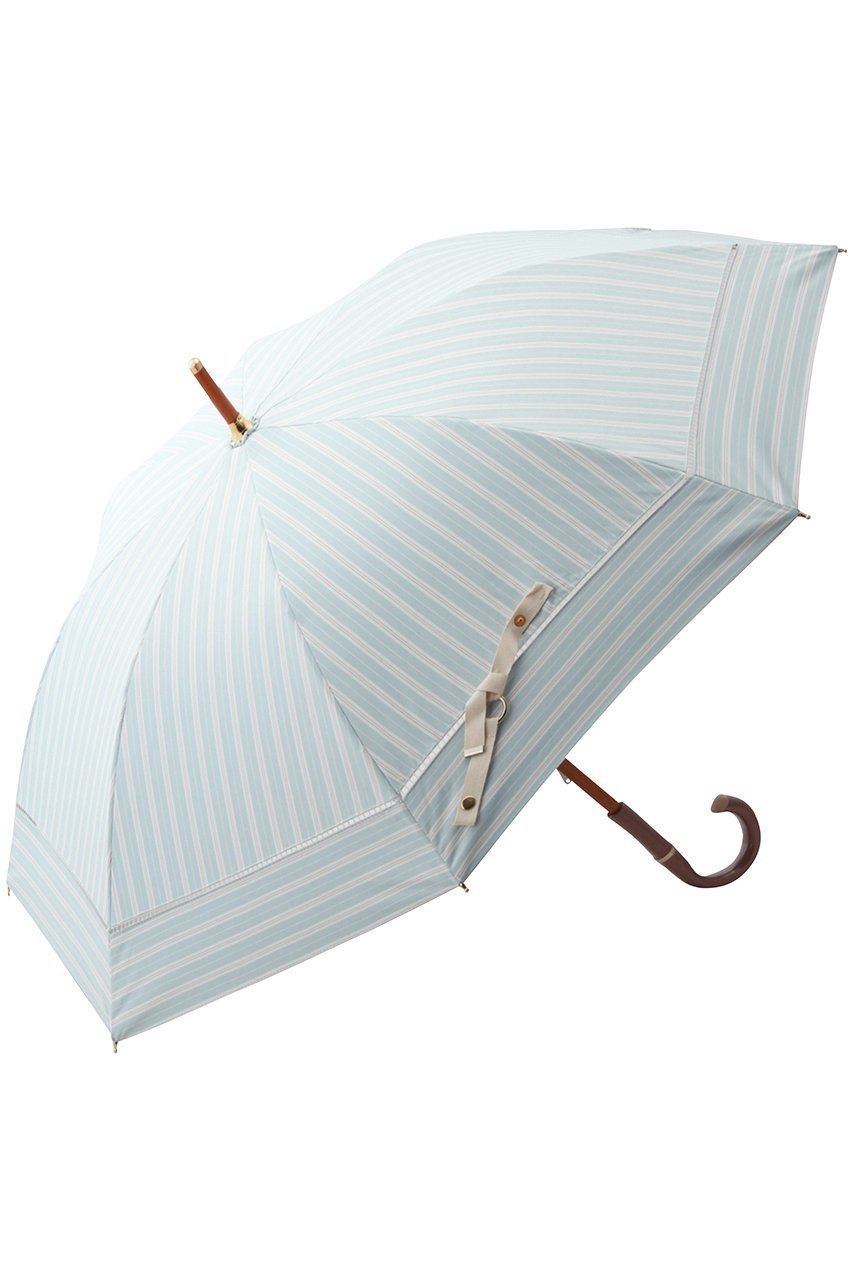 【グレイシー/Gracy】のGRC 晴雨兼用長傘 Shirts stripe インテリア・キッズ・メンズ・レディースファッション・服の通販 founy(ファニー) 　ファッション　Fashion　レディースファッション　Fashion for Women　トップス・カットソー　Cut & Sew Tops　シャツ・ブラウス・オフィスカジュアル　Elegant Blouses & Button-Ups　レイングッズ・傘・晴雨兼用傘　Umbrellas & Rain Gear　ウッド　Wooden Design　ストライプ　Stripe, Striped Pattern　ハンカチ　Handkerchief, Hanky　フェミニン　Feminine, Girly　レース　Lace, Lace Fabric　傘　Umbrella, Parasol　時計　Watch, Wristwatch　ナイルブルー|ID: prp329100002454373 ipo3291000000032863474