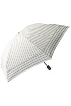 【グレイシー/Gracy】のGRC 晴雨兼用折り畳み Shirts stripe オフホワイト|ID: prp329100002454374 ipo3291000000032864918