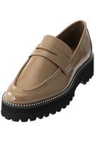 【ダニエラ アンド ジェマ/Daniella & GEMMA】の【レイン対応】スタッズローファー 人気、トレンドファッション・服の通販 founy(ファニー) ファッション Fashion レディースファッション Fashion for Women エナメル Patent Leather シューズ Shoes, Footwear スタッズ Studs, Metal Accents フラット Flat, Flat Shoes レイン Rain, Rainproof |ID:prp329100002459952