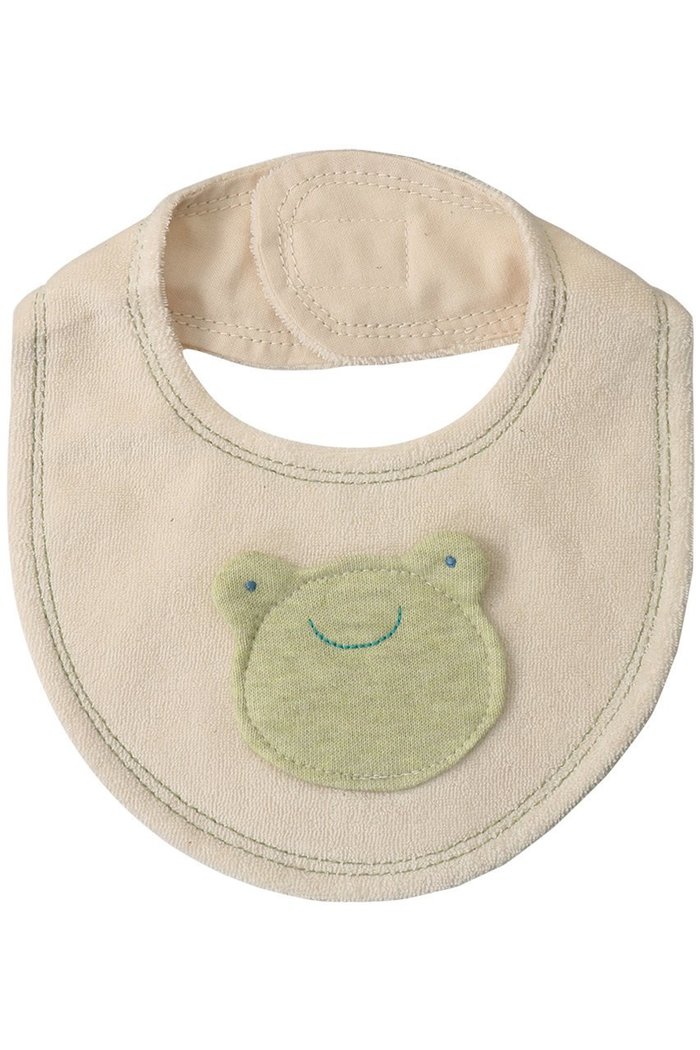 【ポプキンズ/POMPKINS / KIDS】の【BABY】かえるミニスタイ インテリア・キッズ・メンズ・レディースファッション・服の通販 founy(ファニー) https://founy.com/ ファッション Fashion キッズファッション Fashion for Kids モチーフ Motif, Design Theme 吸水 Absorbent, Quick-Dry |ID: prp329100002474460 ipo3291000000036192258