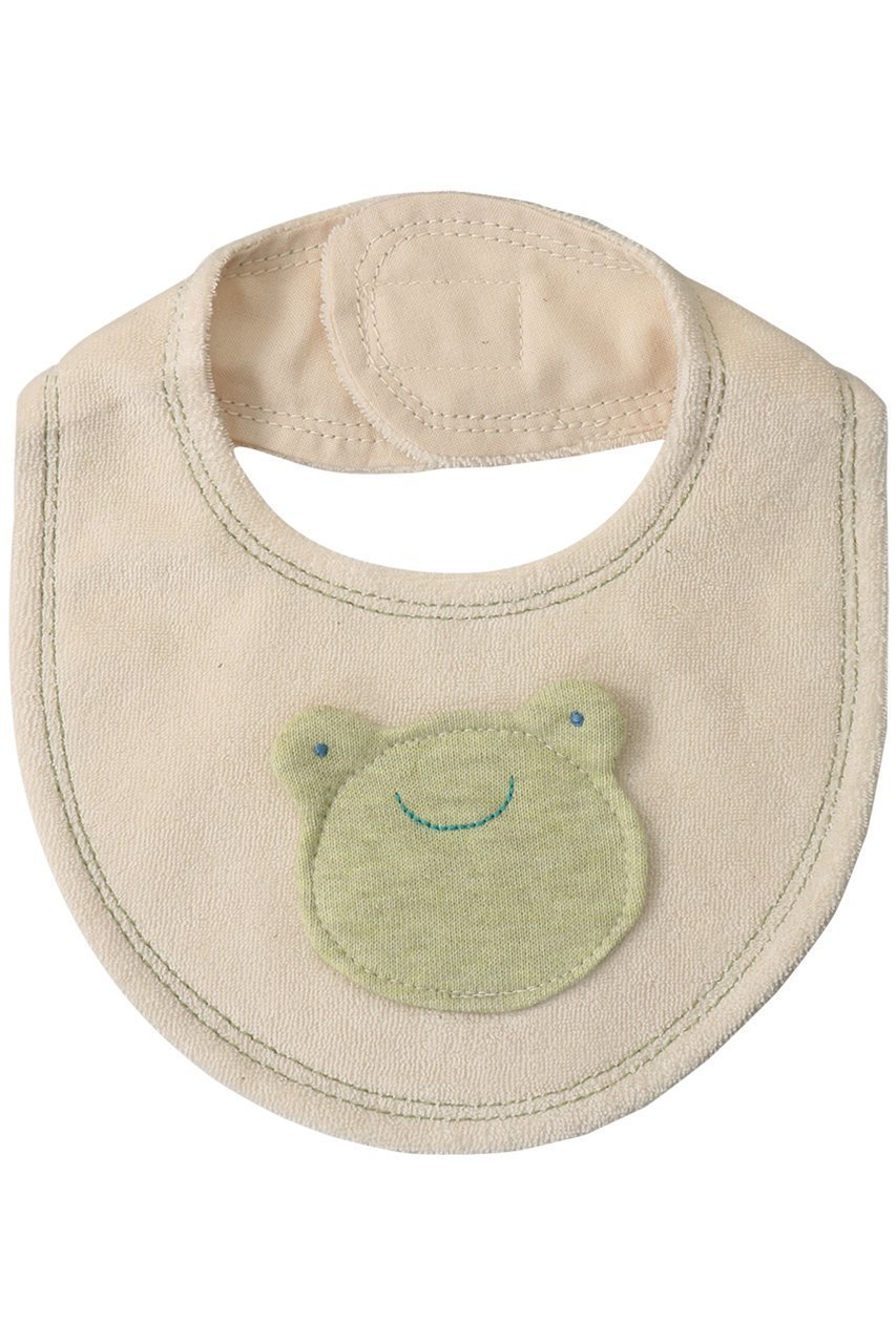 【ポプキンズ/POMPKINS / KIDS】の【BABY】かえるミニスタイ インテリア・キッズ・メンズ・レディースファッション・服の通販 founy(ファニー) 　ファッション　Fashion　キッズファッション　Fashion for Kids　モチーフ　Motif, Design Theme　吸水　Absorbent, Quick-Dry　カエル|ID: prp329100002474460 ipo3291000000036192259