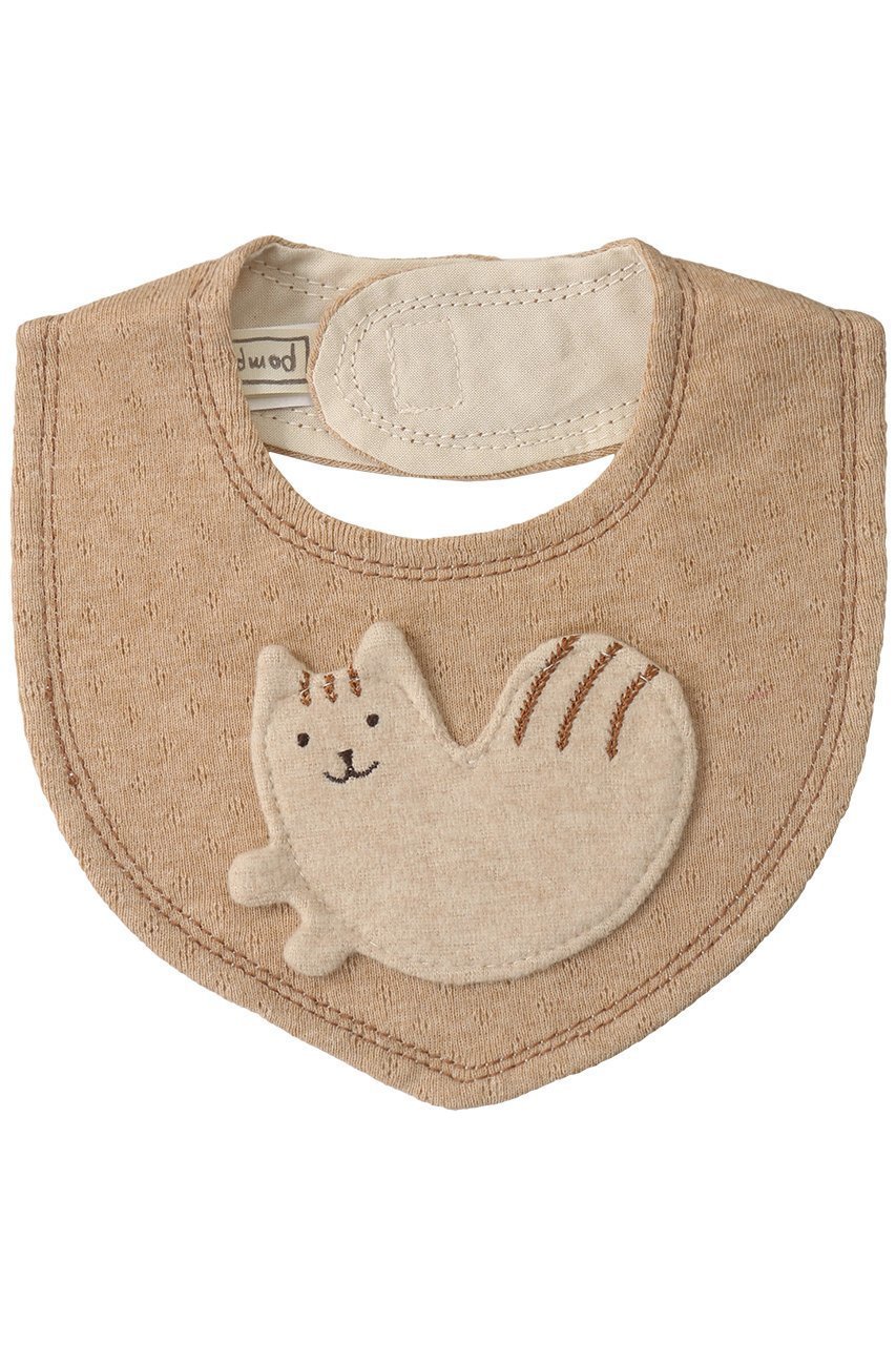 【ポプキンズ/POMPKINS / KIDS】の【BABY】シマリスミニスタイ インテリア・キッズ・メンズ・レディースファッション・服の通販 founy(ファニー) 　ファッション　Fashion　キッズファッション　Fashion for Kids　吸水　Absorbent, Quick-Dry　ブラウン|ID: prp329100002474461 ipo3291000000036191321