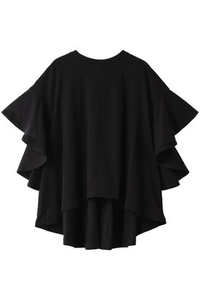 【ローズバッド/ROSE BUD】の【mici】ラッフルスリーブTEE 人気、トレンドファッション・服の通販 founy(ファニー) ファッション Fashion レディースファッション WOMEN トップス・カットソー Tops/Tshirt シャツ/ブラウス Shirts/Blouses ロング / Tシャツ T-Shirts カットソー Cut and Sewn ショート Short スリーブ Sleeve ドレープ Drape フレア Flare |ID:prp329100002481663